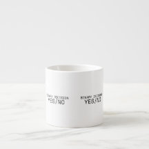 Beslut Ja Nej Minimalistisk Skrivmaskin