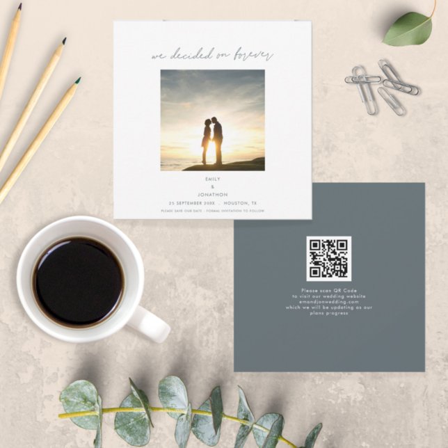 Beslut om att spara datumet för fotot-QR-koden (Skapare uppladdad)