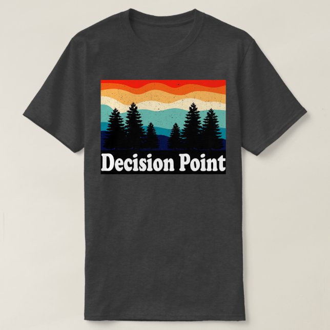 Beslut Point Alaska Retro T Shirt (Design framsida)
