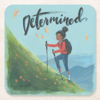 Beslutsamt! Underlägg Papper Kvadrat