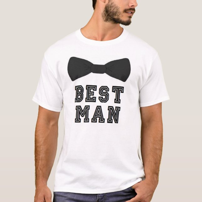 BESMAN BRÖLLOP GROOM BACHELOR PARTY FUNNY TEE (Framsida)