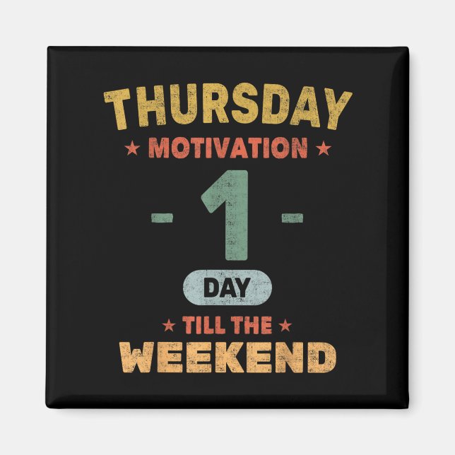 Besnål torsdag - 1 dag till Helg - O Magnet (Framsidan)