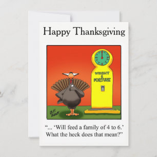 Besnåla inbjudningar till Humor i Thanksgiving