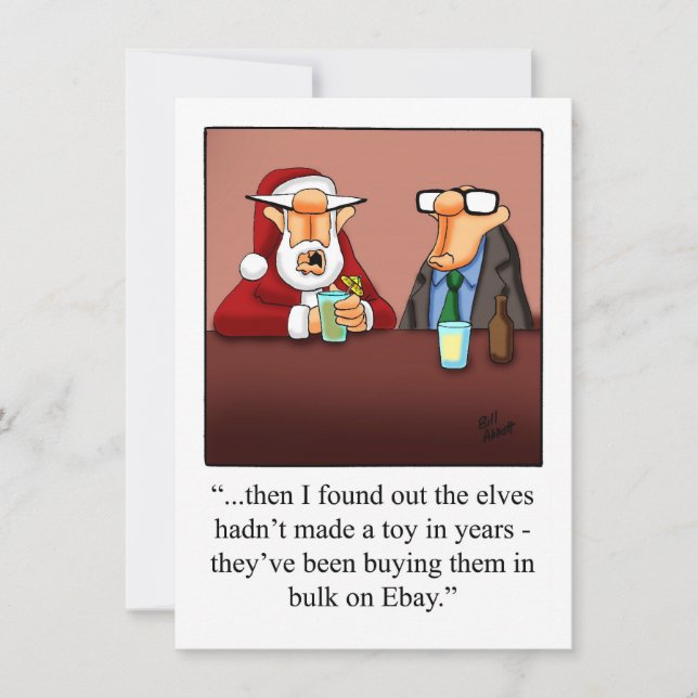 Besnåla inbjudningar till julfester (Framsida)