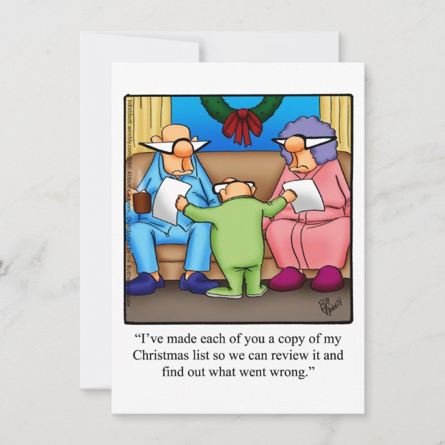 Besnåla inbjudningar till julfester (Framsida)