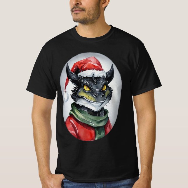 Besnåla julfavoriter - Dragon 1 T Shirt (Framsida)