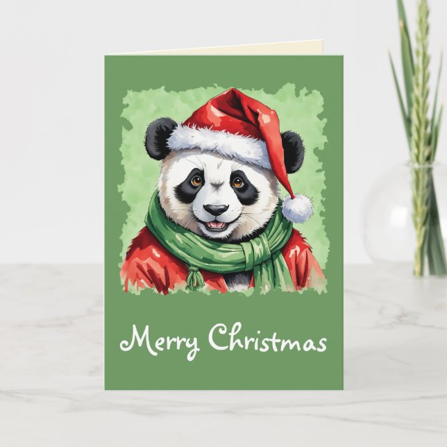 Besnåla julfavoriter - Panda 1 Kort (Framsida)