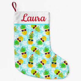 Besnåla Tropiska julananas Liten Julstrumpa