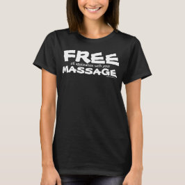Besnålt ANPASSADE av fri olja med massage T-shirt