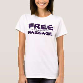 Besnålt ANPASSADE av fri olja med massage T-shirt