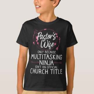 Besnålt pastor Maka Kvinnor i Mamma pastor frufruf T Shirt