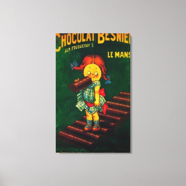 Besnier Chocolate Promoted Poster Canvastryck (Framsida)