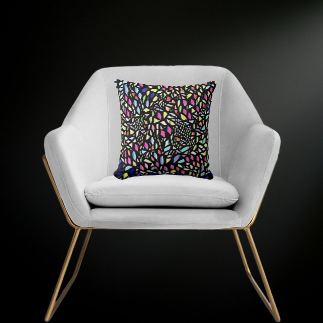 BeSnyc Black Mosaic Pillow Kudde (Skapare uppladdad)