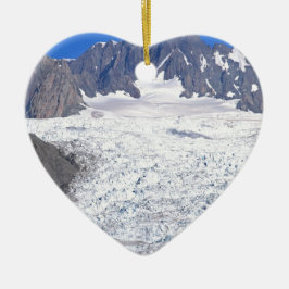 BeSnyer Fox Glacier Nya Zeeland Julgransprydnad Keramik