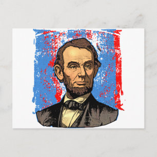 BeSnyn Abraham Lincoln Porträtt Vykort
