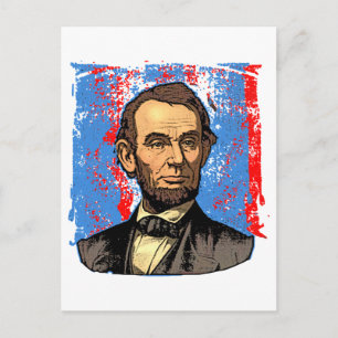 BeSnyn Abraham Lincoln Porträtt Vykort