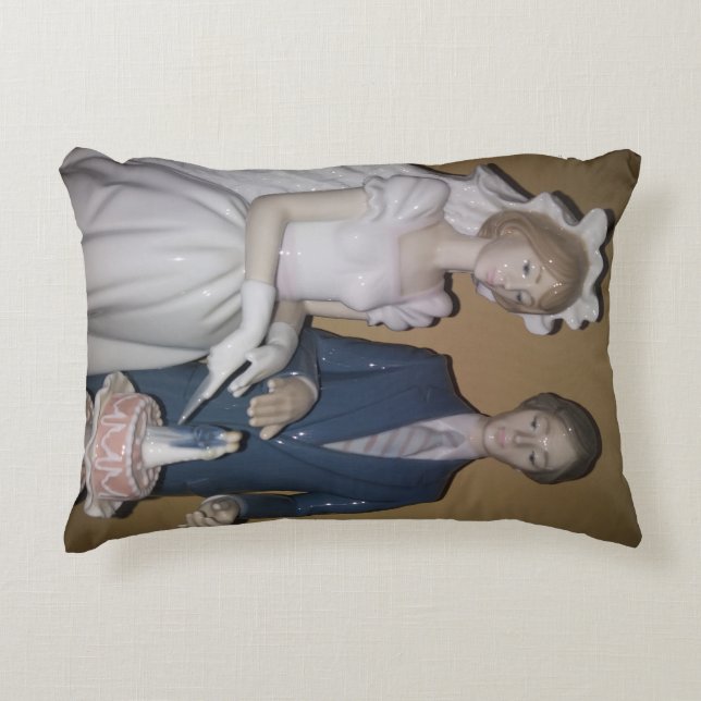 BeSnyn Lladro Bröllop Dekorativ kudde (Framsidan)