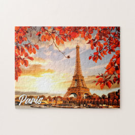 BeSnyval Eiffel Torn | Paris, Frankrike Pussel