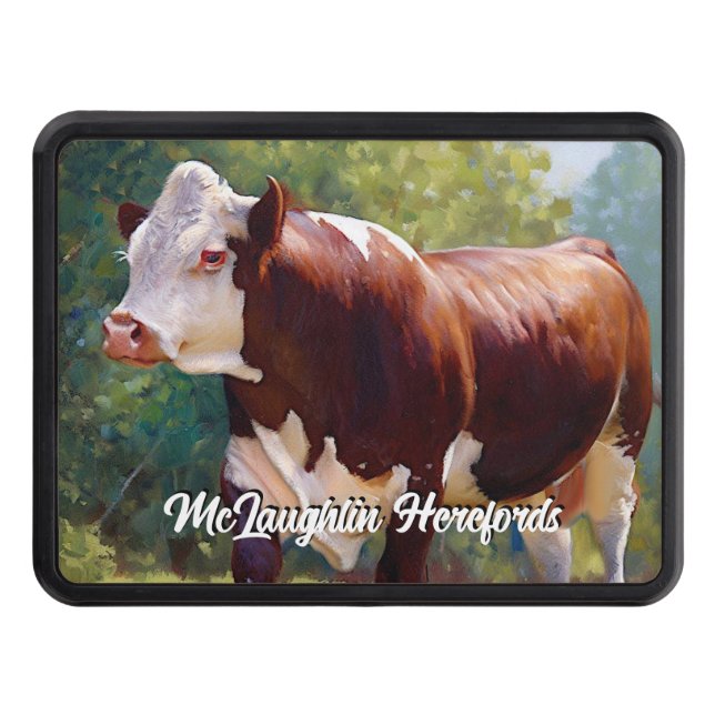 BeSnyval Hereford Bull Dragkroksskydd (Framsidan)