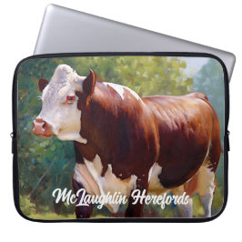 BeSnyval Hereford Bull Laptop Fodral