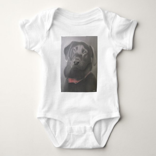 BeSnyval Labrador Retriever Teckning Tee (Framsida)