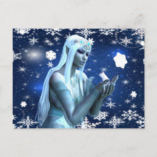 BeSnyval Snö Queen Vykort