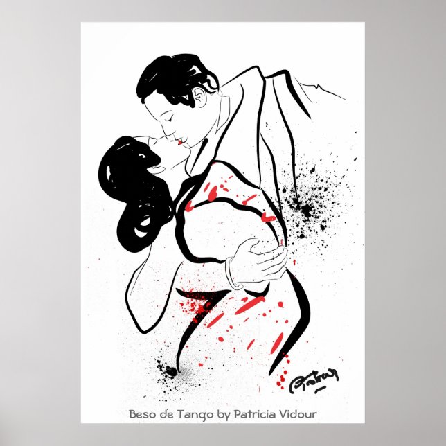 Beso de Tango - Kiss of Tango Poster (Framsidan)