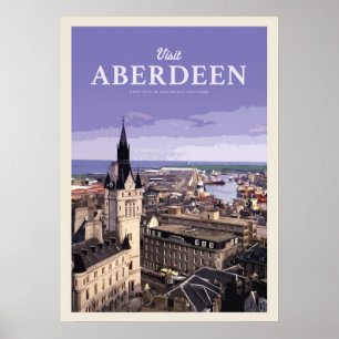 Besök Aberdeen Poster
