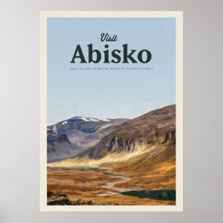 Besök Abisko Poster