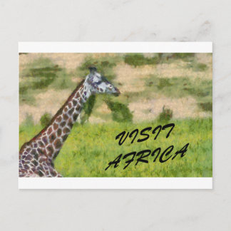 Besök Afrika Vykort