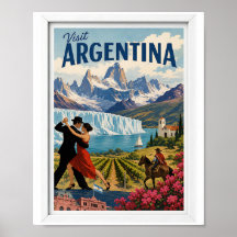 Besök Argentina Resa Vintage