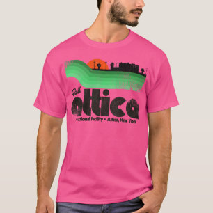 Besök Attica-fängelset Retro Tourist Souvenir T Shirt