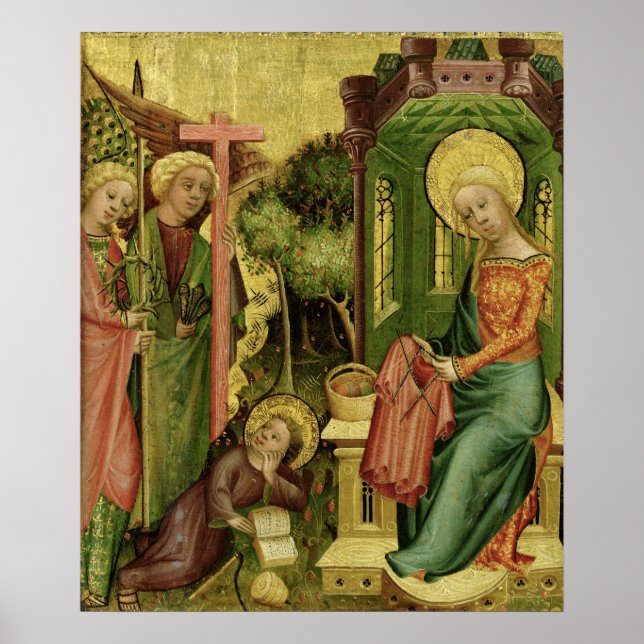 Besök av ängeln från right wing poster (Framsidan)