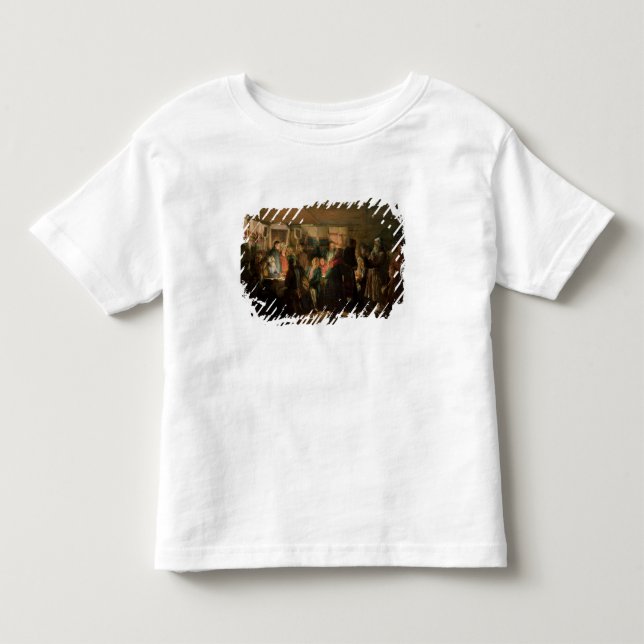 Besök av en Sorcerer vid en bonde Bröllop T-shirt (Framsida)