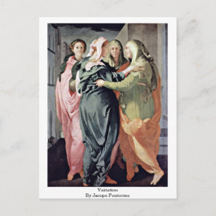 Besök av Jacopo Pontormo Vykort