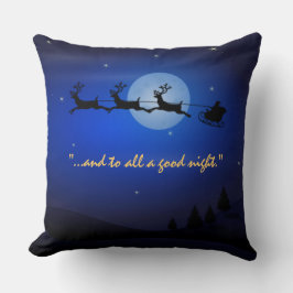 Besök av Nicholas Night before Christms Kudde