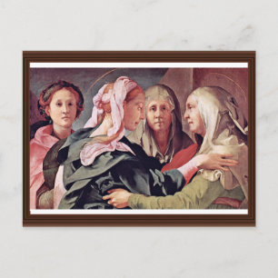 Besök av Pontormo Jacopo Vykort