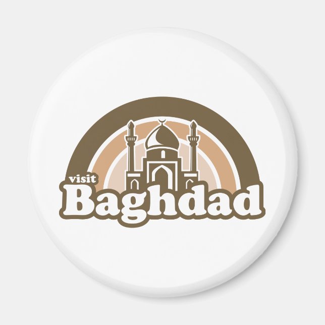 Besök Baghdad Magnet (Framsidan)