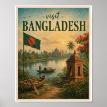 Besök Bangladesh Resa Vintage