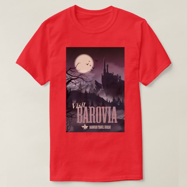 Besök Barovia T Shirt (Design framsida)