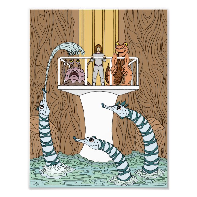 Besök Bassäng i Piptrixons Fototryck (Framsidan)