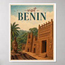 Besök Benin Resa Vintage