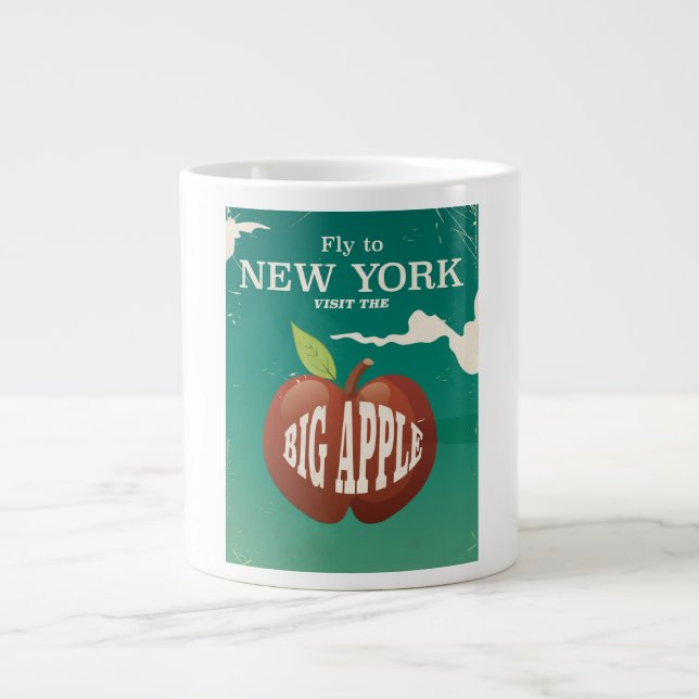 Besök Big Apple - New York Jumbo Mugg (Framsidan)