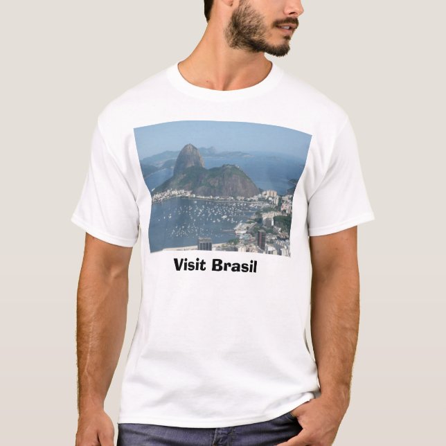 Besök Brasil Rio T Shirt (Framsida)