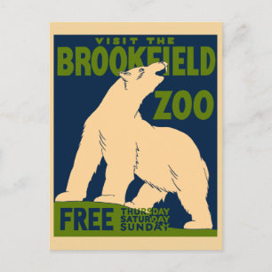 Besök Brookfield Zoo Vykort