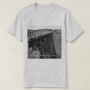 Besök bryggan för PA-Vilderna Souvenir Kinzua T Shirt