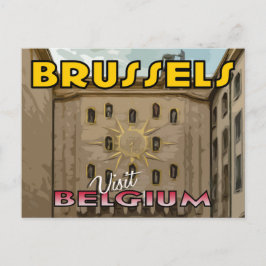 Besök Bryssel, Belgien Vykort