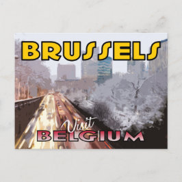 Besök Bryssel, Belgien Vykort