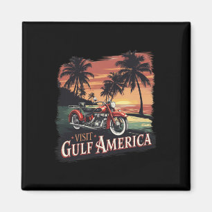 Besök Bukt Amerika Bukt i Mexiko Magnet
