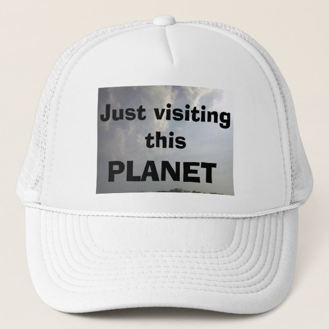 BESÖK DEN HÄR PLANET-TRUCKERKEPSEN TRUCKERKEPS (Framsida)